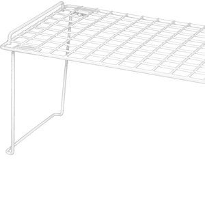 Smart Design Stacking Cabinet Shelf Rack